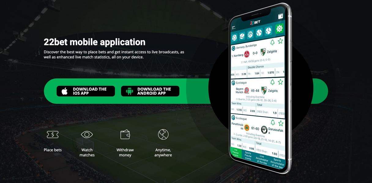 22bet Mobile App